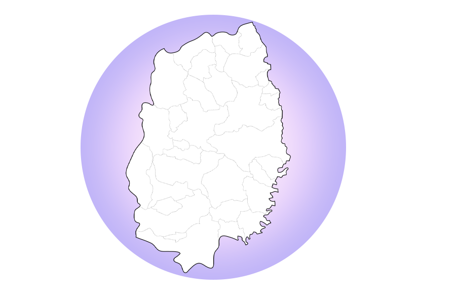 施工エリアは岩手県内